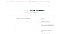 Desktop Screenshot of formenteracasapaco.com